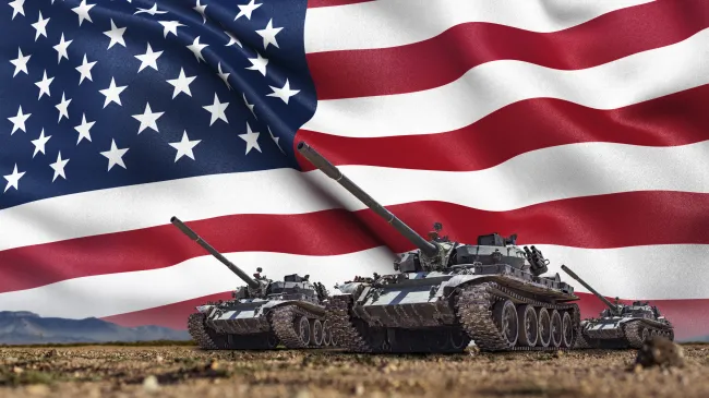 USA military tanks
